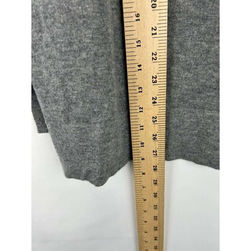 J. Jill Women's Size XS Petite Gray Long Sleeve Sweater 100% Cashmere Crew Neck - Picture 4 of 15